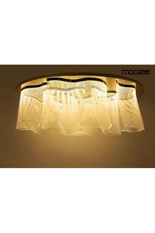 MOOSEE lampa sufitowa / plafon FIREFLY    180 złota