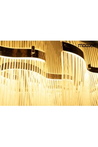 MOOSEE lampa sufitowa / plafon FIREFLY    180 złota