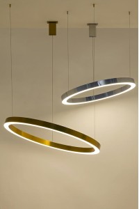 MOOSEE lampa wisząca RING 100 złota