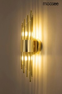 MOOSEE lampa ścienna AMADEO złota