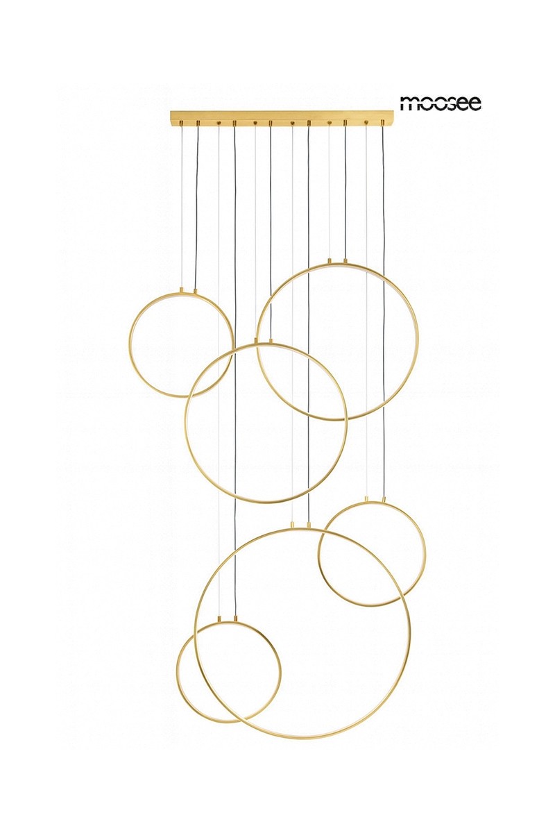 MOOSEE lampa wisząca CIRCULO SIX złota