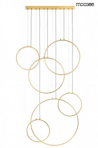 MOOSEE lampa wisząca CIRCULO SIX złota