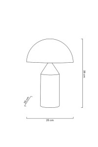 MOOSEE lampa biurkowa FUNGO złota