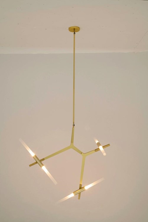 MOOSEE lampa wisząca CANDELABR 6 złota