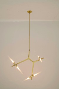 MOOSEE lampa wisząca CANDELABR 6 złota