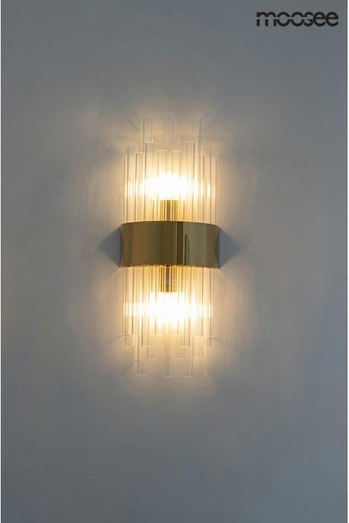 MOOSEE lampa ścienna PORTOFINO złota