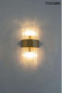 MOOSEE lampa ścienna PORTOFINO złota