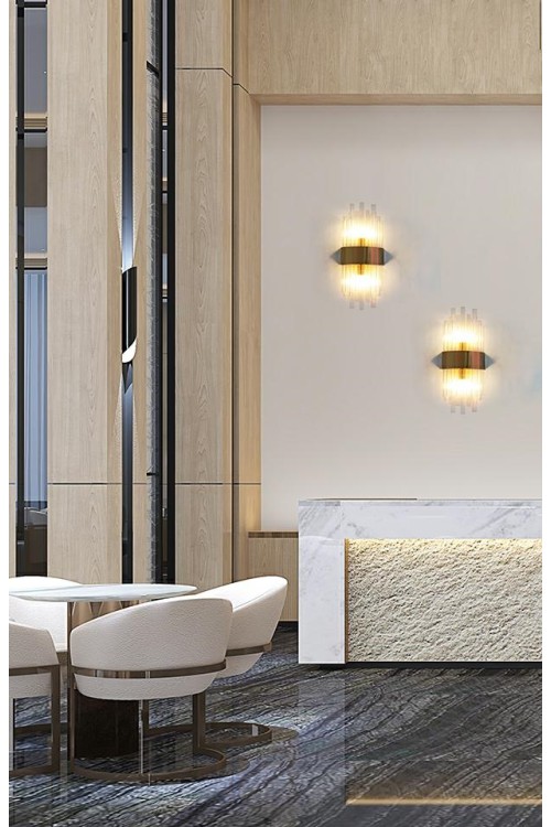 MOOSEE lampa ścienna PORTOFINO złota