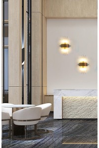MOOSEE lampa ścienna PORTOFINO złota