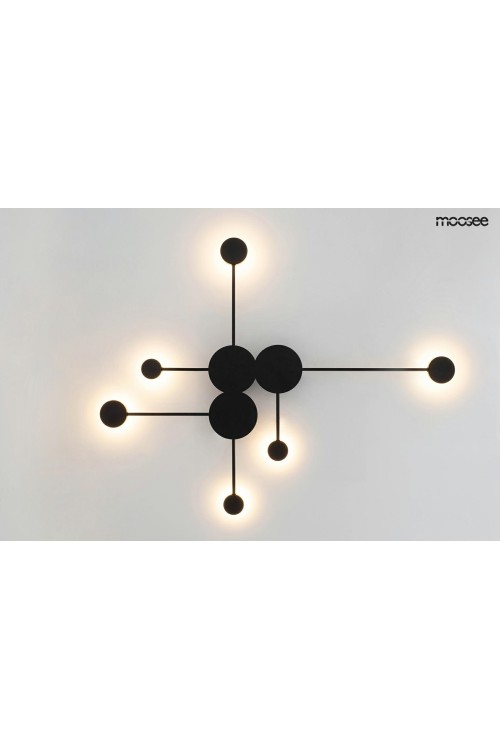 MOOSEE lampa ścienna SHADOW MULTI czarna