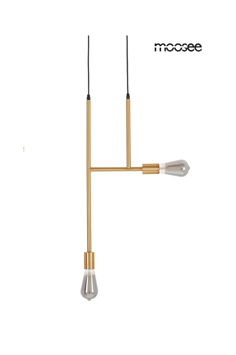MOOSEE lampa wisząca RIVA 2 złota