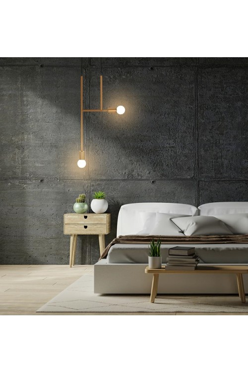 MOOSEE lampa wisząca RIVA 2 złota
