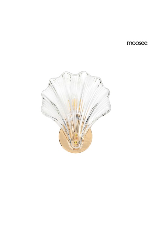 MOOSEE lampa ścienna CONCHA złota
