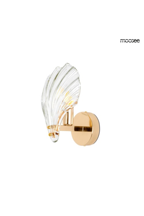 MOOSEE lampa ścienna CONCHA złota
