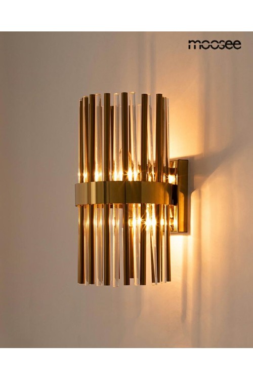 MOOSEE lampa ścienna GARDA złota
