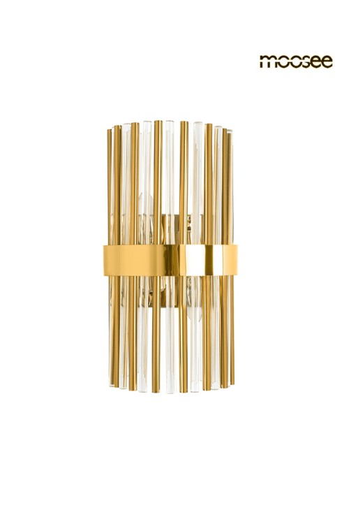 MOOSEE lampa ścienna GARDA złota