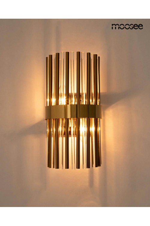 MOOSEE lampa ścienna GARDA złota
