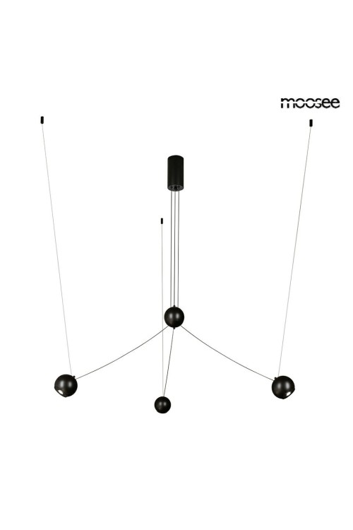 MOOSEE lampa wisząca OCTO 3 czarna