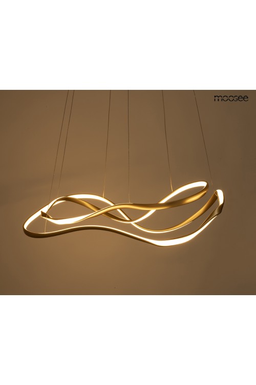MOOSEE lampa wisząca WAVES 2 złota