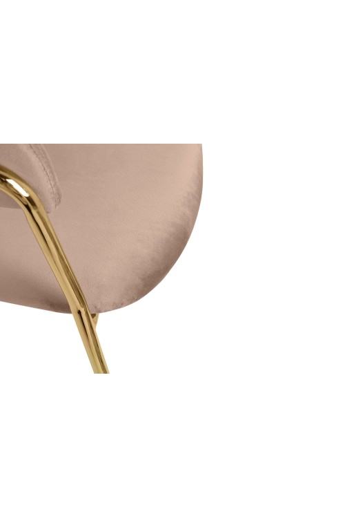 Krzesło barowe MARGO 65 khaki / beżowe