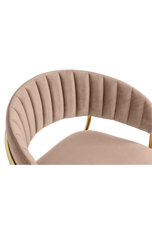 Krzesło barowe MARGO 65 khaki / beżowe