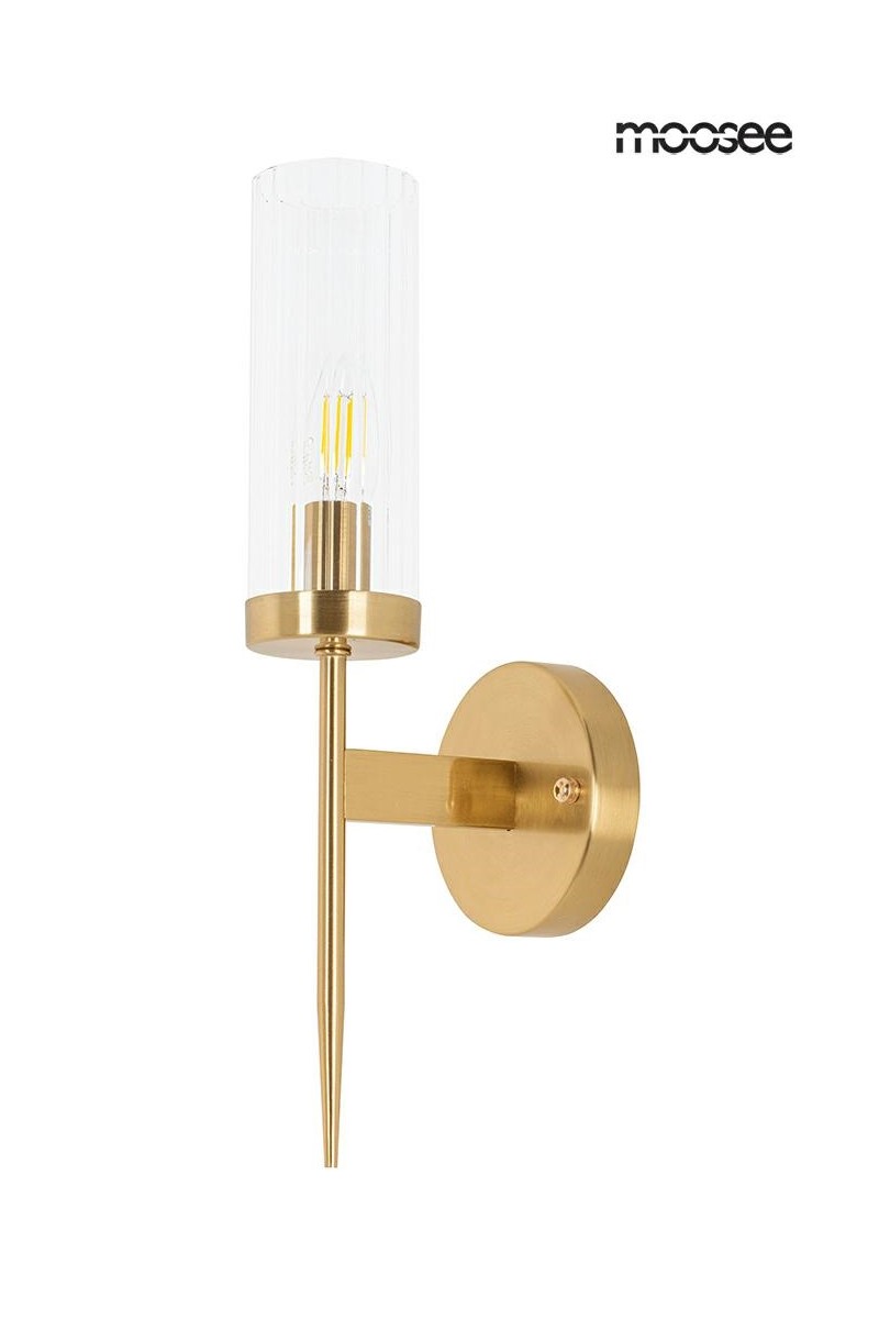 MOOSEE lampa ścienna TORCH złota