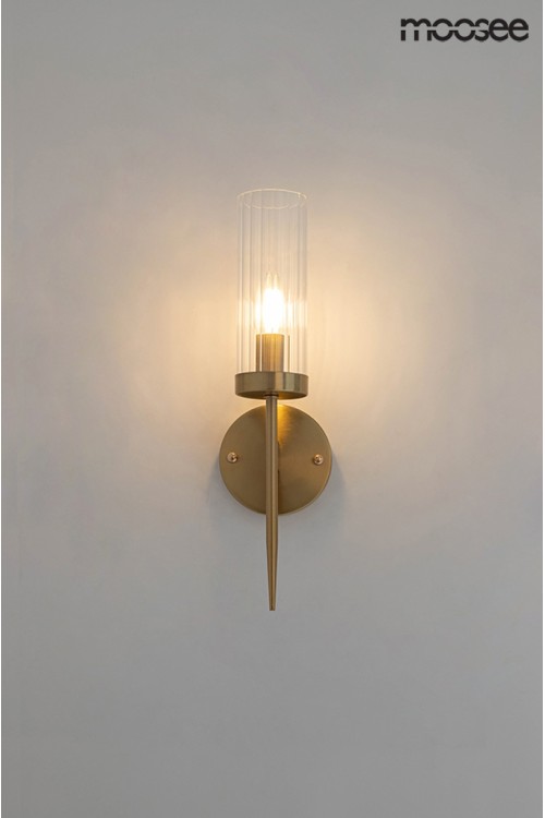 MOOSEE lampa ścienna TORCH złota