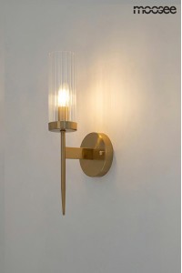 MOOSEE lampa ścienna TORCH złota