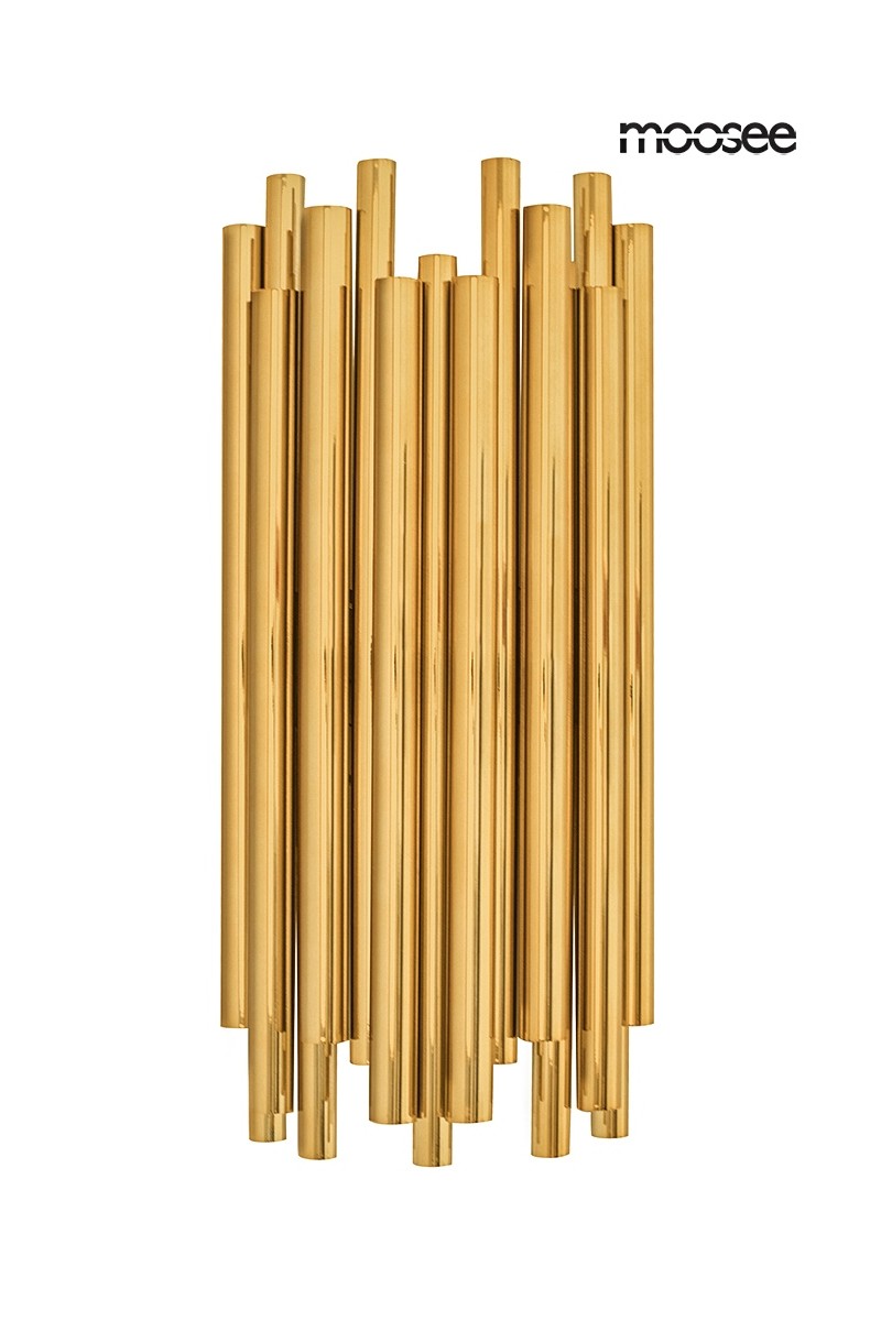 MOOSEE lampa ścienna TUBO złota
