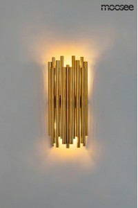 MOOSEE lampa ścienna TUBO złota