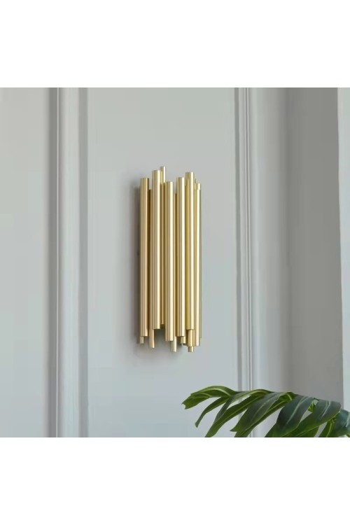 MOOSEE lampa ścienna TUBO złota