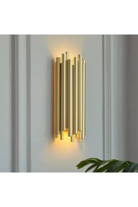 MOOSEE lampa ścienna TUBO złota