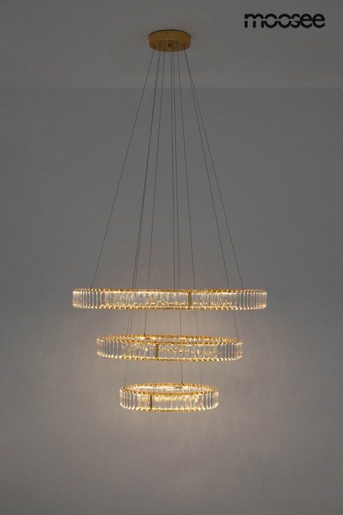 MOOSEE lampa wisząca LIBERTY TRIPLES złota