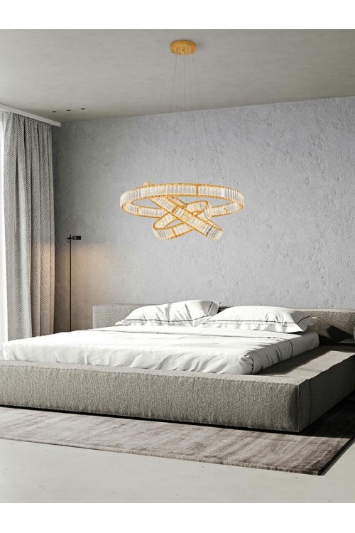 MOOSEE lampa wisząca LIBERTY TRIPLES złota