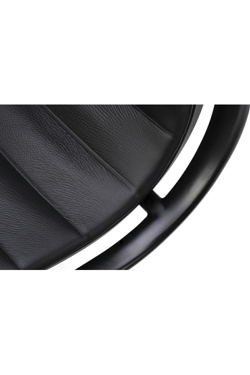 Fotel biurowy AERON PRESTIGE PLUS czarny - skóra naturalna, aluminium