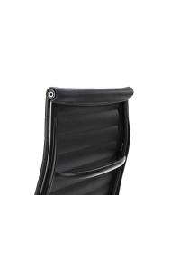 Fotel biurowy AERON PRESTIGE PLUS czarny - skóra naturalna, aluminium
