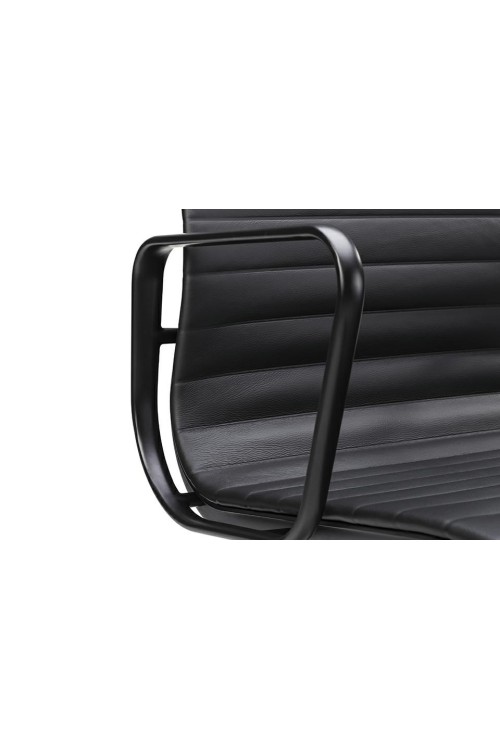 Fotel biurowy AERON PRESTIGE PLUS czarny - skóra naturalna, aluminium