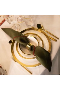 KARE zestaw sztućców GLORIA MATT GOLD 16 szt.