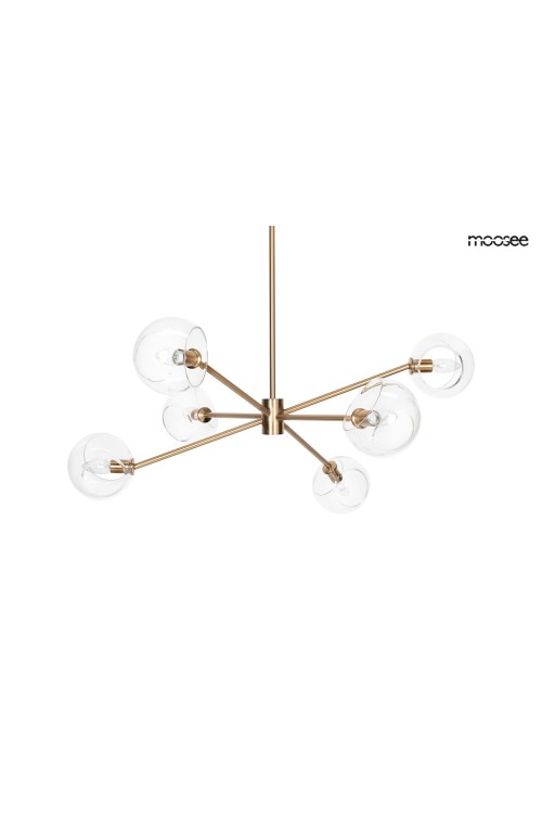 MOOSEE lampa wisząca AURA 6 złota