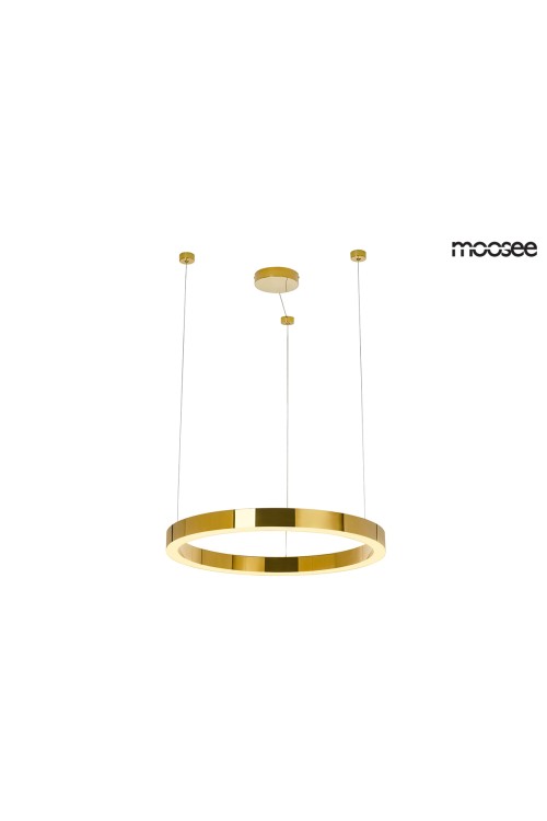 MOOSEE lampa wisząca RING LUXURY 50  złota