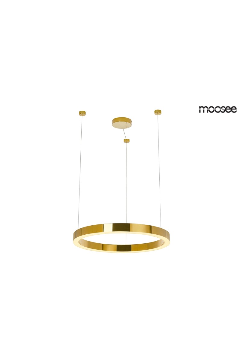 MOOSEE lampa wisząca RING LUXURY 50  złota
