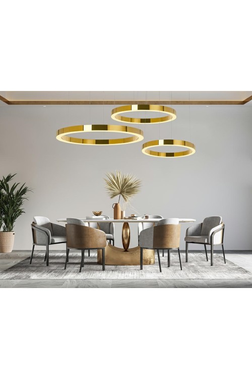 MOOSEE lampa wisząca RING LUXURY 110      złota