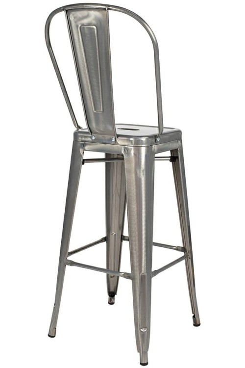 Krzesło barowe TOWER BIG BACK 76  (Paris) metal