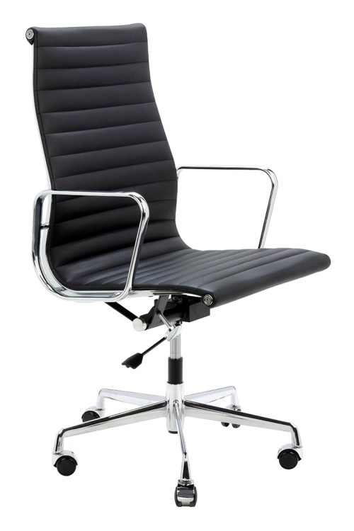 Fotel biurowy AERON PRESTIGE PLUS chrom  - skóra naturalna, aluminium