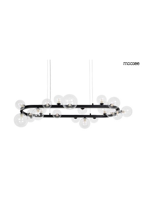MOOSEE lampa wisząca ALURE OVAL 120       czarna