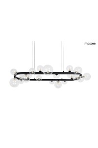 MOOSEE lampa wisząca ALURE OVAL 120       czarna