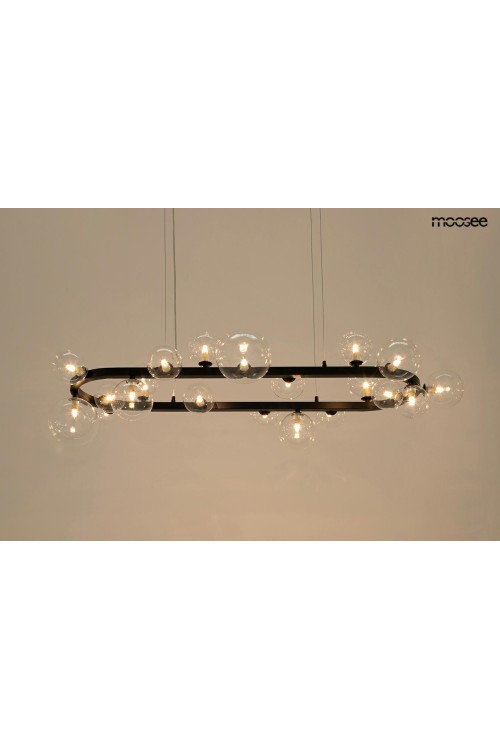 MOOSEE lampa wisząca ALURE OVAL 120       czarna