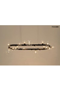 MOOSEE lampa wisząca ALURE OVAL 120       czarna