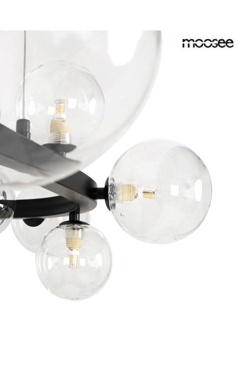 MOOSEE lampa wisząca ALURE OVAL 120       czarna