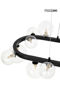 MOOSEE lampa wisząca ALURE OVAL 120       czarna